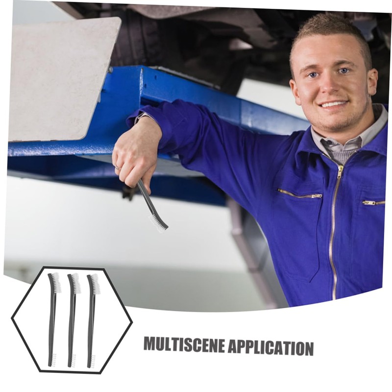 STOBAZA 15pcs Double Ended Brushes: Multi Function Edge and Gap