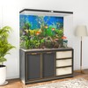 MIRRORANG 120 x 50 cm Aquarium Background Water Plant River