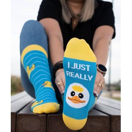 YEXIPO Womens Funny Socks Novelty Crazy Cute Crew Socks Gifts for Animal Lovers