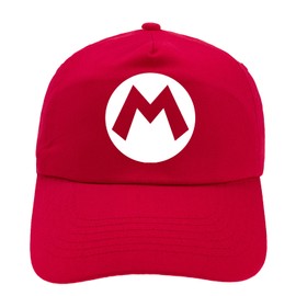 4sold Set of 2 Red Mario Caps Mario and Green Luigi Red and Green Video Game Snapback Baseball Cap (DE/NL/SE/PL, Alphanumeric, One Size, SET 2psc)