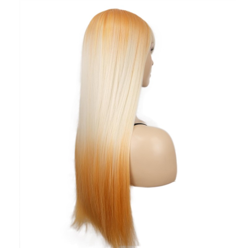 Onemily Long Orange Wigs for Women 24 Inch Orange Wig