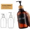 Segbeauty Soap Dispenser, 2 Pieces 500 ml Soap Dispenser Set