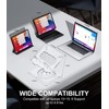 MCHOSE Acrylic Laptop Stand for Desk with 360 Rotating Base