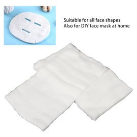 ZJchao Gauze Face Mask, 100pcs Gauze Mask Strong Water Absorption Disposable DIY Face Skin Mask Sheets Gauze Face Pad Gauze Skin Mask for Beauty Salon and Home Use