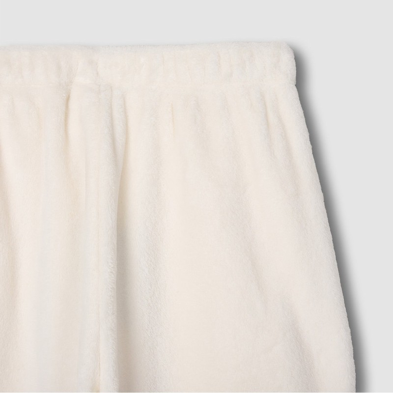 JAJU [JAJU/자주] 여 극세사 조거핏 파자마 팬츠_아이보리 [JAJU] Women's Microfiber