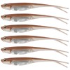 Drfish 5 Pack Soft Fishing Bait, Fork Tail Soft Jerk