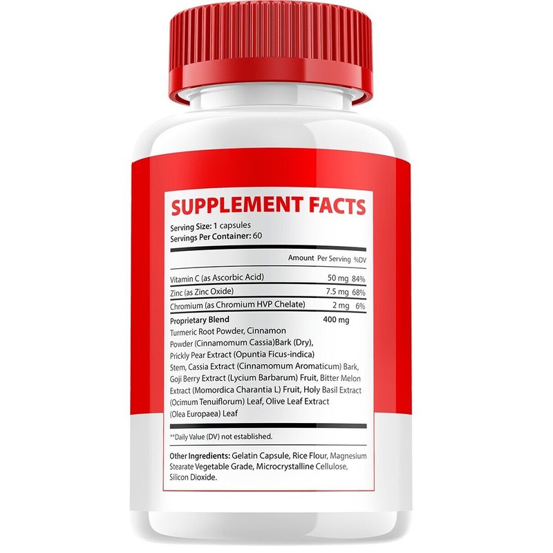 Gluco Ally (1 Pack) Gluco Ally Blood Support Capsules -