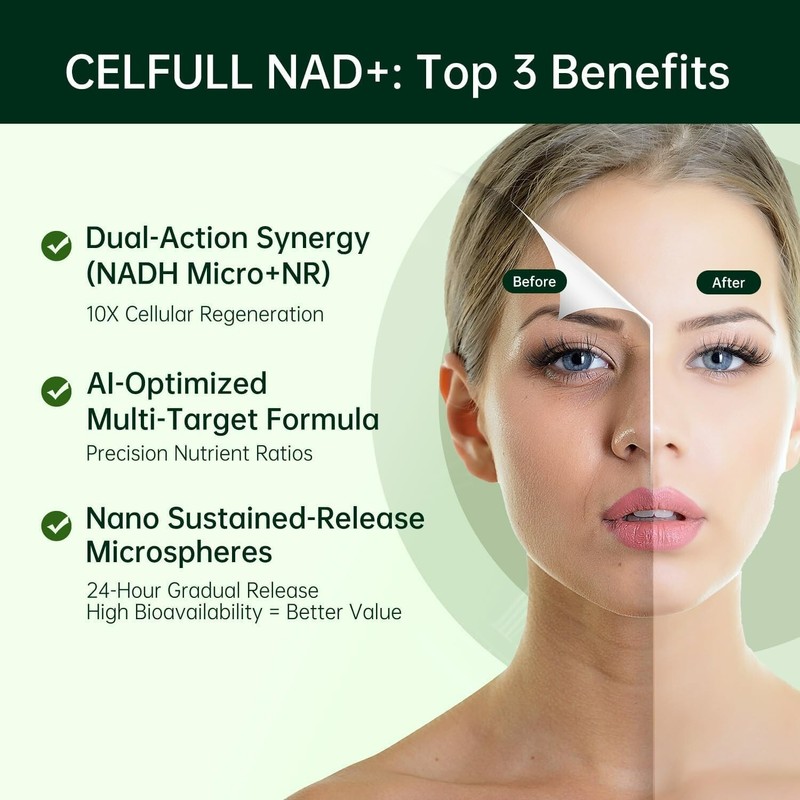 Celfull NAD+ 17-in-1 - 3,000mg - 60 capsules