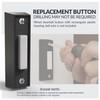 Newhouse Hardware BT4BL Doorbell Button, Black