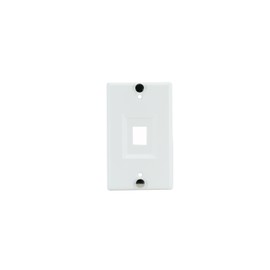 Legrand On-Q WP3467WH Phone Wall Plate, Keystone Wall Plate with Phone Jack Plate, Certified with UL Standards and CSA, White