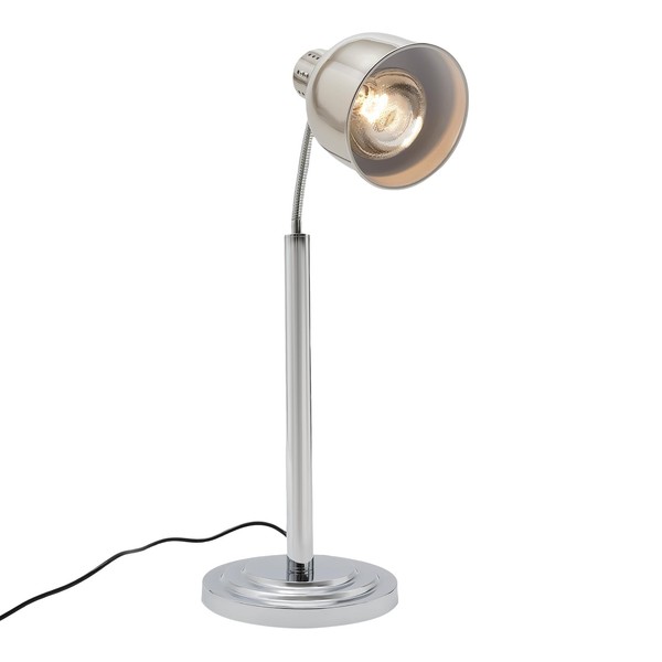 Commercial Food Heat Lamp with Round Base, 250W High-Power Infrared