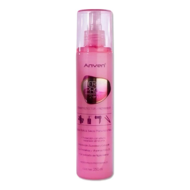 Protector De Calor Y Reparador 2 En 1 Anven Termoprotec