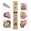 Slim Nail Files Half Moon Emery Boards for Acrylic Gel