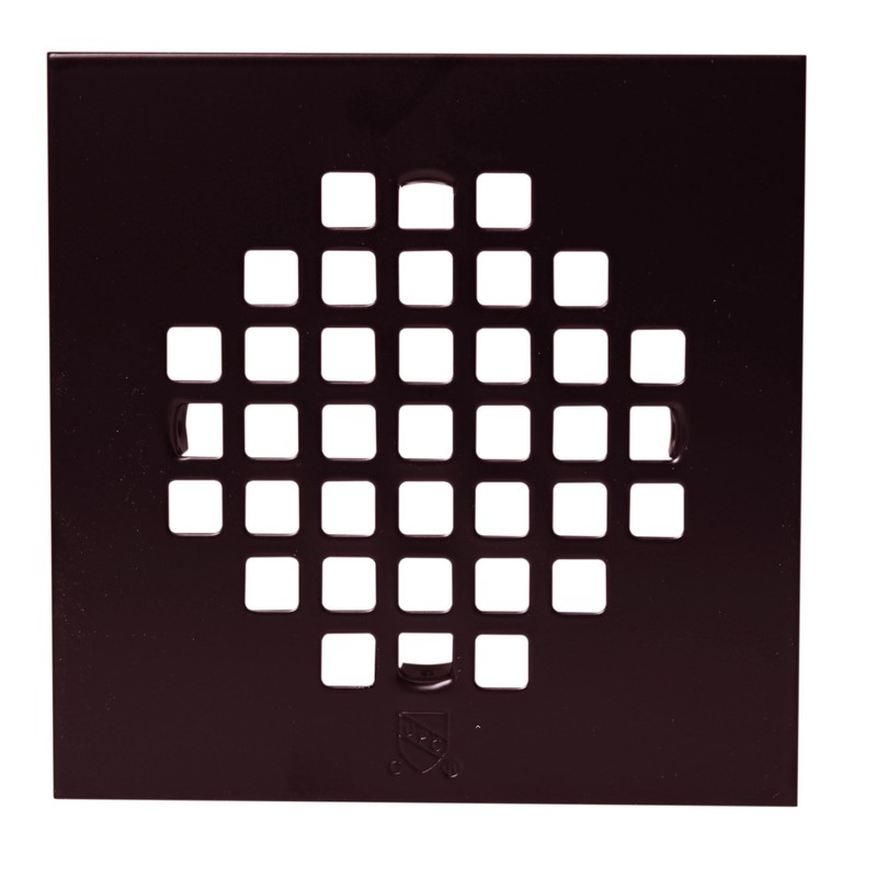 Westbrass 2" Sch 40 PVC Shower Drains with 4-1/4" Square