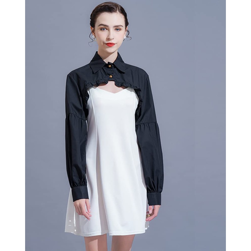 Elegtiskas Detachable Dickey Blouse False Collar Half Shirt Blouse Collar