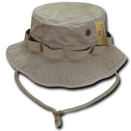 BH Fashion Company Khaki Military Boonie Hunting Army Fishing Mossy Bucket Jungle Cap Hat - S/M/L/XL (S)