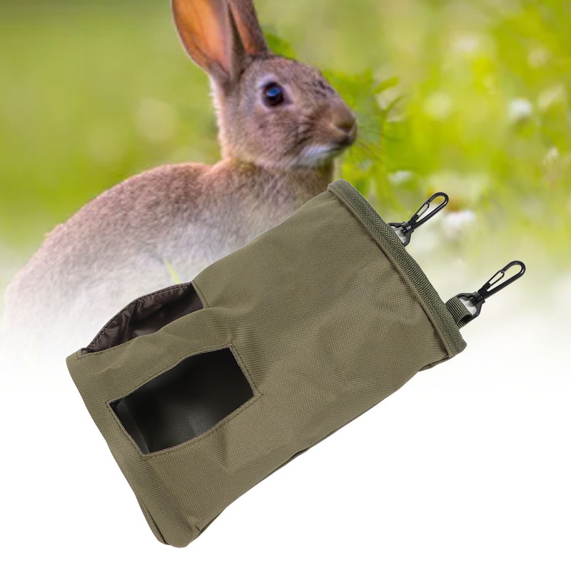 Rabbit Hay Feeder Bag Guinea Pig Hay Bag Hanging Feeder