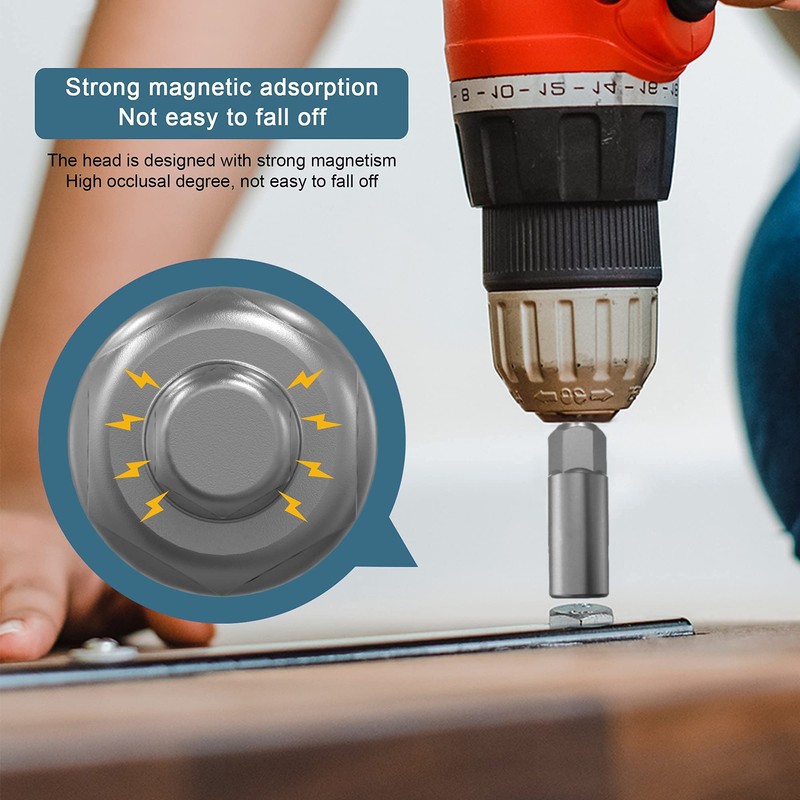 1/4" hex shank nut driver power wing nut drill bit