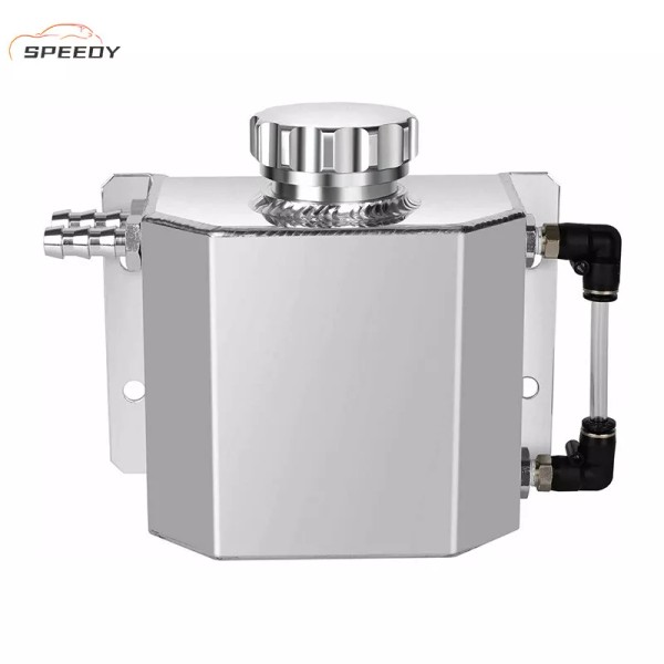 Speedy 1000mL Aluminum Radiator Coolant Overflow Bottle Water Reservoir Tank