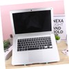 KONTONTY Adjustable Laptop Cooling Rack Notebook Stand Smooth Edges Foldable