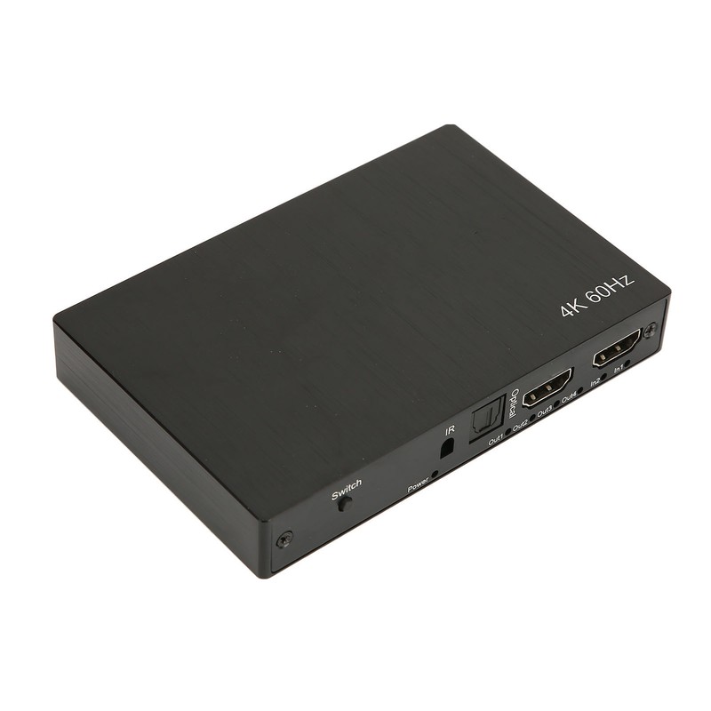 4K HD Multimedia Interface Switch Splitter 2 in 4 Out