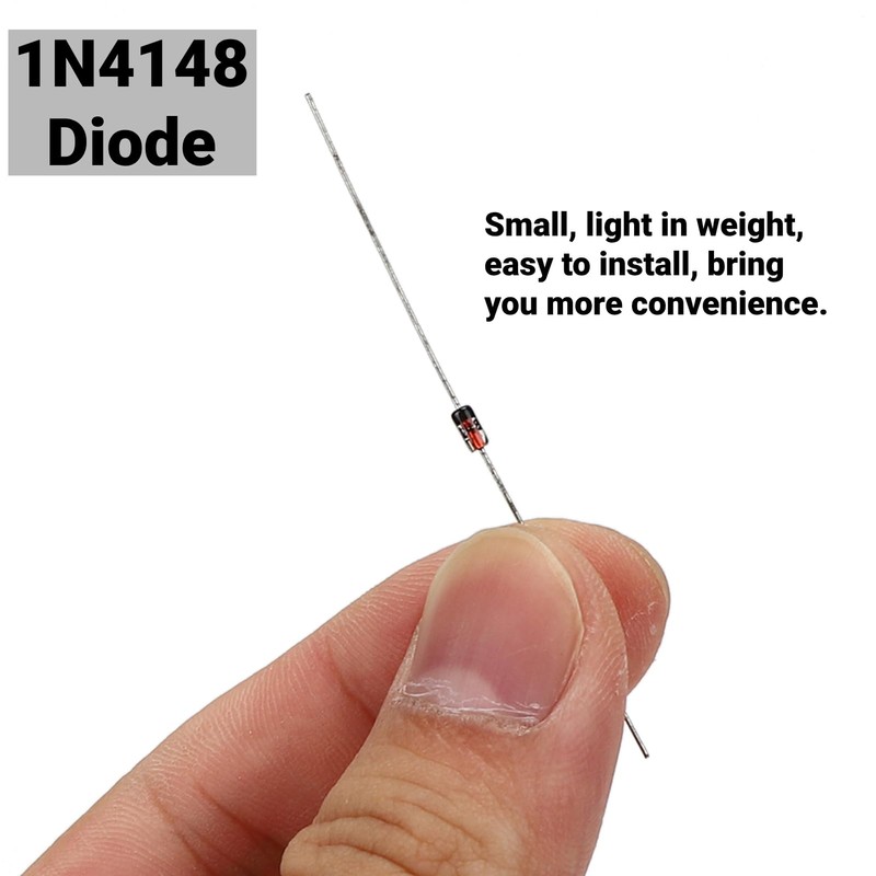 500pcs Quick Switch Diode 1N4148 200MA 100V Aluminum Silicon Diode