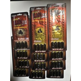 STACKER TWO BLACK JAX ENERGY 12 4ct Convenience Store Blister Packs = 48 Pills Wholesale