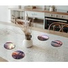 4 x Round New York Coasters - Sunset America USA