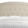 Rosevera Barrett Upholstered Bed with Button Tufting and Adjustable Height