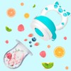 Chupón Para Fruta Y Papilla con Seguro Y Tapa Dibujos