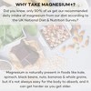 Magnesium+ 575mg Supplement – 28 High Strength Magnesium Capsules –