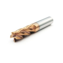 XHCNCT HRC45 4Flutes Tungsten Solide Carbide Roughing End Mills for CNC Router Bit Wood Metal Cutter Mill Tool CNC milling Cutter Shank Dia 1/2 inches(1pc, Shank Dia 1/2")