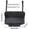 Car Pocket Handbag Holder,Leather Seat Back Organizer Mesh Large Capacity