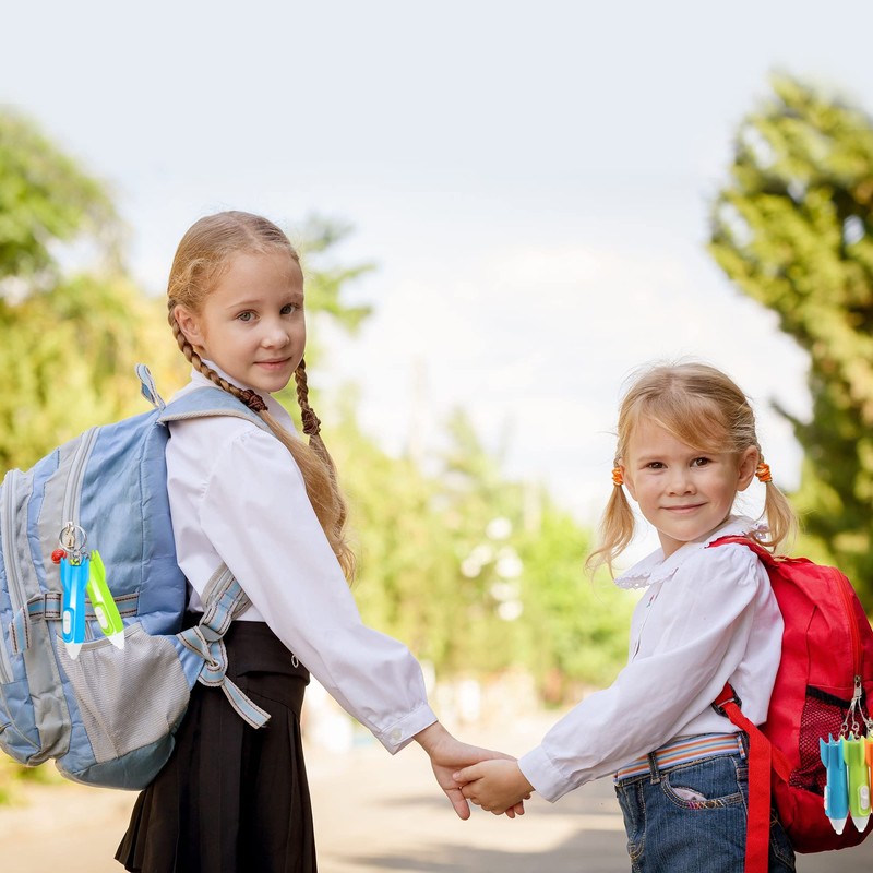 Haconba 100 Packs Helicopter Flashlight Keychain Rocket Flashlight Keychain for