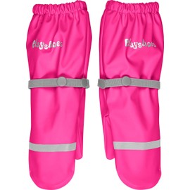 Playshoes Unisex Kids Mud Gloves Waterproof Fleece Lined Gloves, neon pink, 1