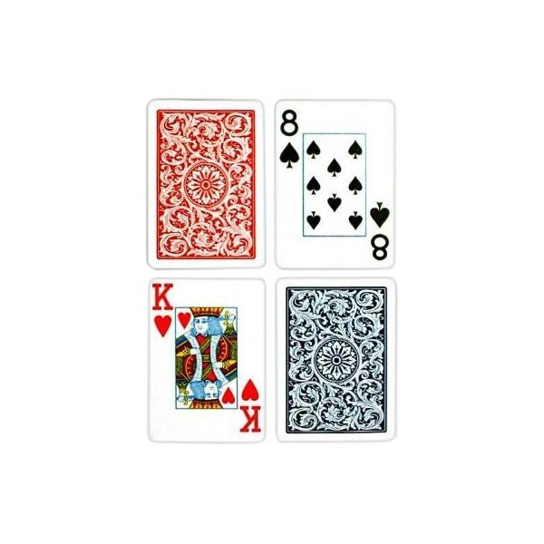 Copag Poker Size Jumbo Index 1546 Playing Cards (Blue Red Setup) 3 Pack