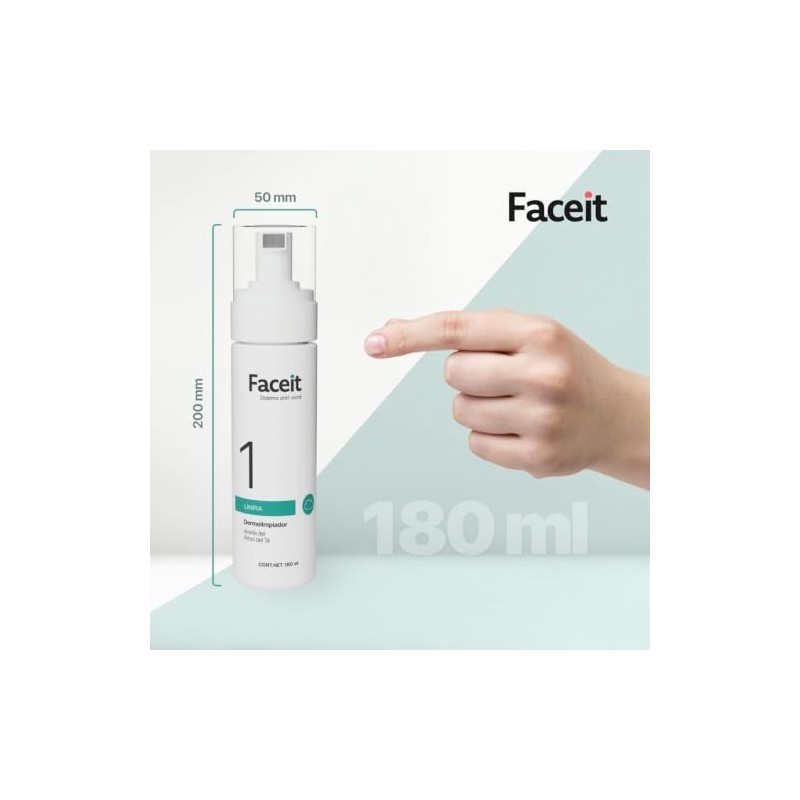 Faceit Limpiador Facial Espuma Antiacné 180 ml