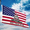 3x5 ft USA Don't Tread on Me American Flag Gadsden