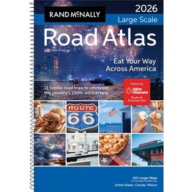 2026 Large Scale Road Atlas with Easy to Read North Carolina & South Carolina State Maps