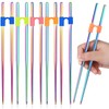 Tessco for you 5 Pairs Training Chopstick Helpers Reusable Chopsticks