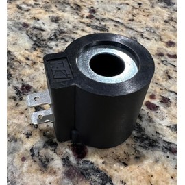 KTI Dump Valve Coil Raising 10 V Spade Connector Round Solenoid for UP operation