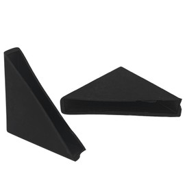 generic 8mm/0.31"" Plastic Glass Table Edge Guards Corner,Triple-cornered Corners Glass Edge Bumpers Guard Bumpers for 8mm Glass(40pcs), Black