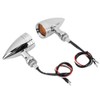 Motorcycle Retro Style Bullet LED Turn Signal Lamp Flashlight Fit