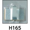 Nitoms H165 Large Cord Stops, Pack of 6, Silver
