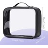 Clear Makeup Bag, 2Pcs Toiletry Bag Air Travel Cosmetic Bag