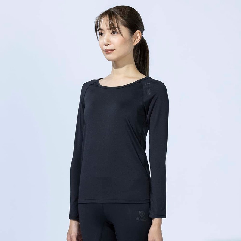 Otafuku JW-538 Women's All-Season Inner Long Sleeve Round Neck [Outlast