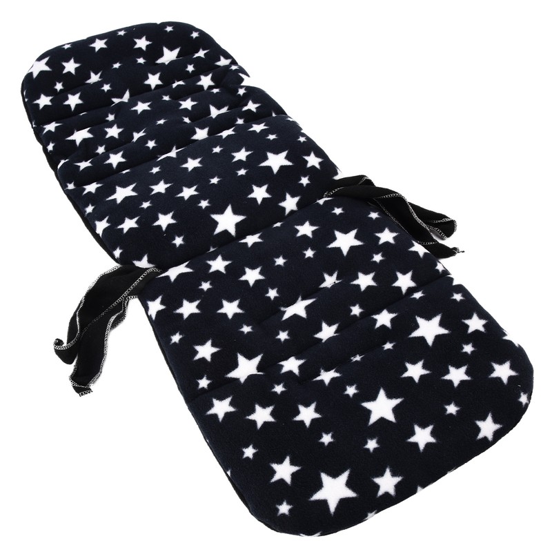 Baby Stroller Cushion Soft Flannel Star Pattern Universal Infant Trolley