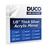Duco USA-Made Acrylic Mirror Sheet 1/8 Inch Thick 12" x