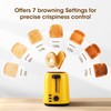 iSiLER 2 Slice Toaster, 1.3 Inches Wide Slot Bagel Toaster