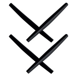 Mryok Replacement Earsocks for Oakley Whisker/Square Whisker/Juliet/Big Square Wire/A Wire Sunglasses - Options, Black & Black, One Size